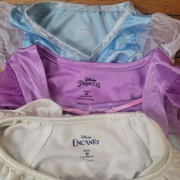 Set of 3 Disney Princess 2T Nightgowns - Picture 2 of 6